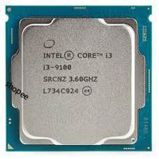 F cpu intel i3 9100 tray ko box+tản 3