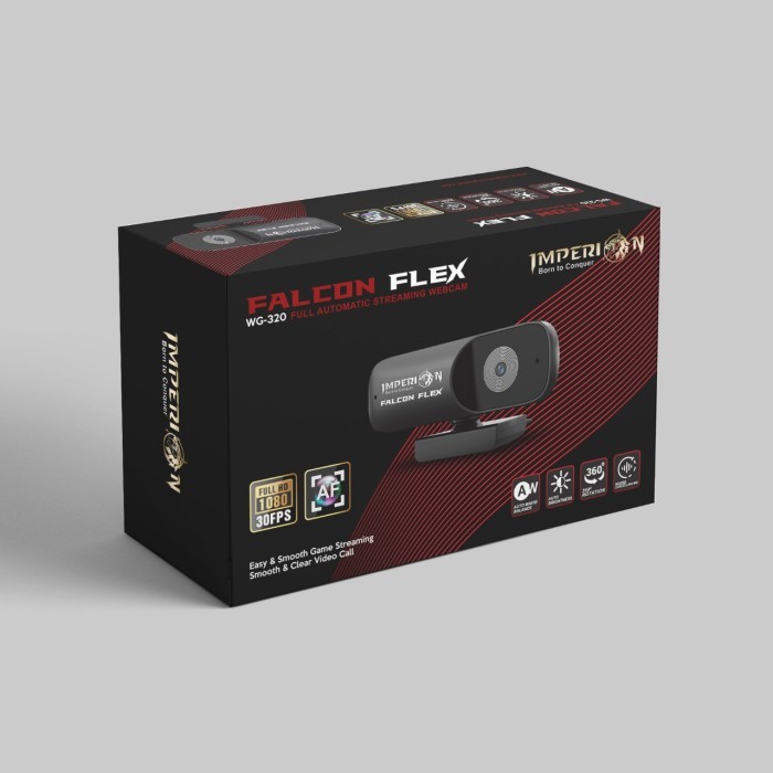Webcam Falcon Linh Hoạt Wg-320 30fps 1080p | BigBuy360 - bigbuy360.vn