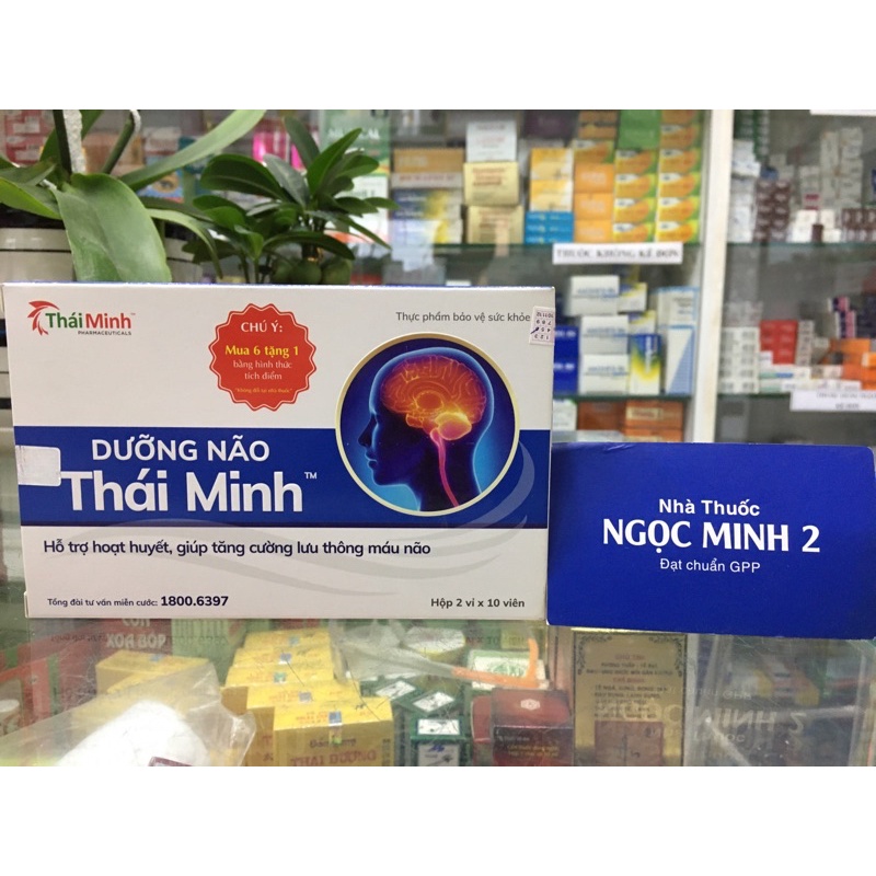 ✅ [Chính Hãng] Dưỡng Não Thái Minh hỗ trợ hoạt huyết giúp tăng cường lưu thông máu não.