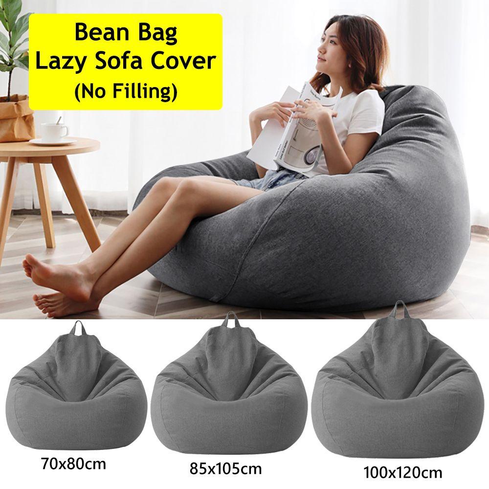 ZAIJIE24 Túi Đậu Lớn Mềm Mại Thoải Mái Không Đổ Trang Trí Nhà Cửa