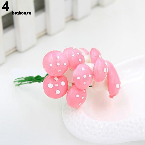 Set 10 Nấm Giả Mini Trang Trí Sân Vườn