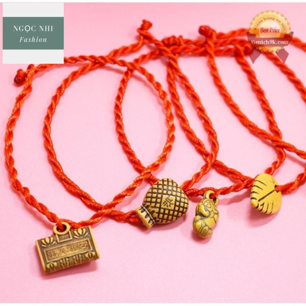 Vòng tay dây chỉ đỏ  Sale 1K mang lại ý nghĩa may mắn, Bình an nét văn hoá Phương Đông - Giao ngẫu nhiên