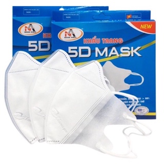 Khẩu trang 5d famapro hộp 10 cái màu trắng