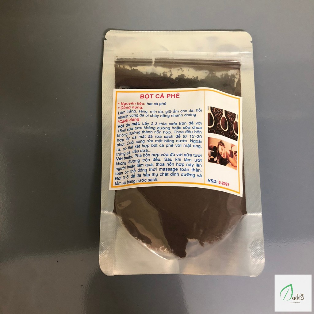 Bột Cà Phê Nguyên Chất Organic Túi 100g