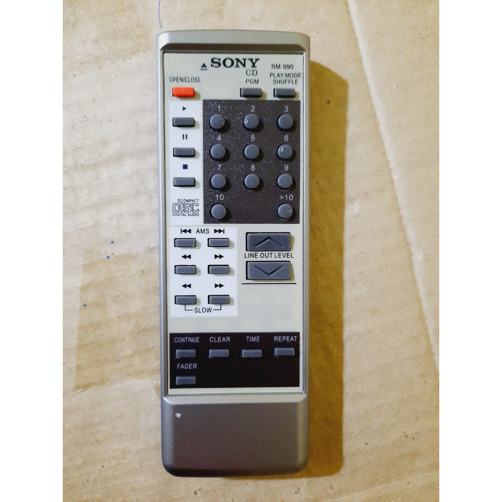 Remote Điều khiển dàn âm thanh Sony RM-990 Hàng mới chính hãng Tặng kèm Pin