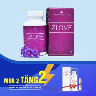 Bộ 2 Hộp Zlove Se Khít Và Làm Hồng Vùng Kín Hiệu Quả (Hộp 50 viên)