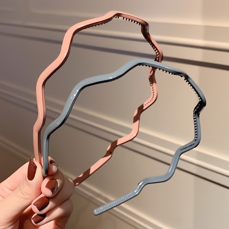 Cài tóc màu trơn kiểu dáng đơn giản xinh xắn cho nữ