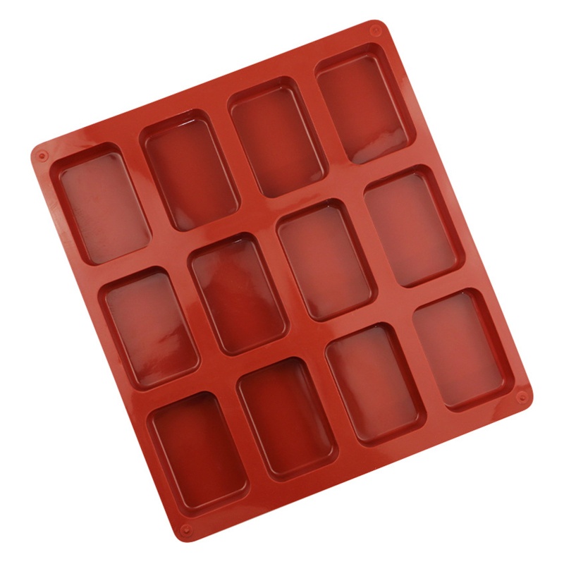 Khuôn Silicone Làm Xà Phòng Hình Chữ Nhật