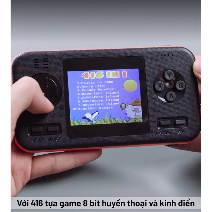 Máy Chơi Game Cầm Tay 416 Trò - Máy Chơi Game Kiêm Sạc Dự Phòng 8000 mAh - Bảo Hành 12 Tháng