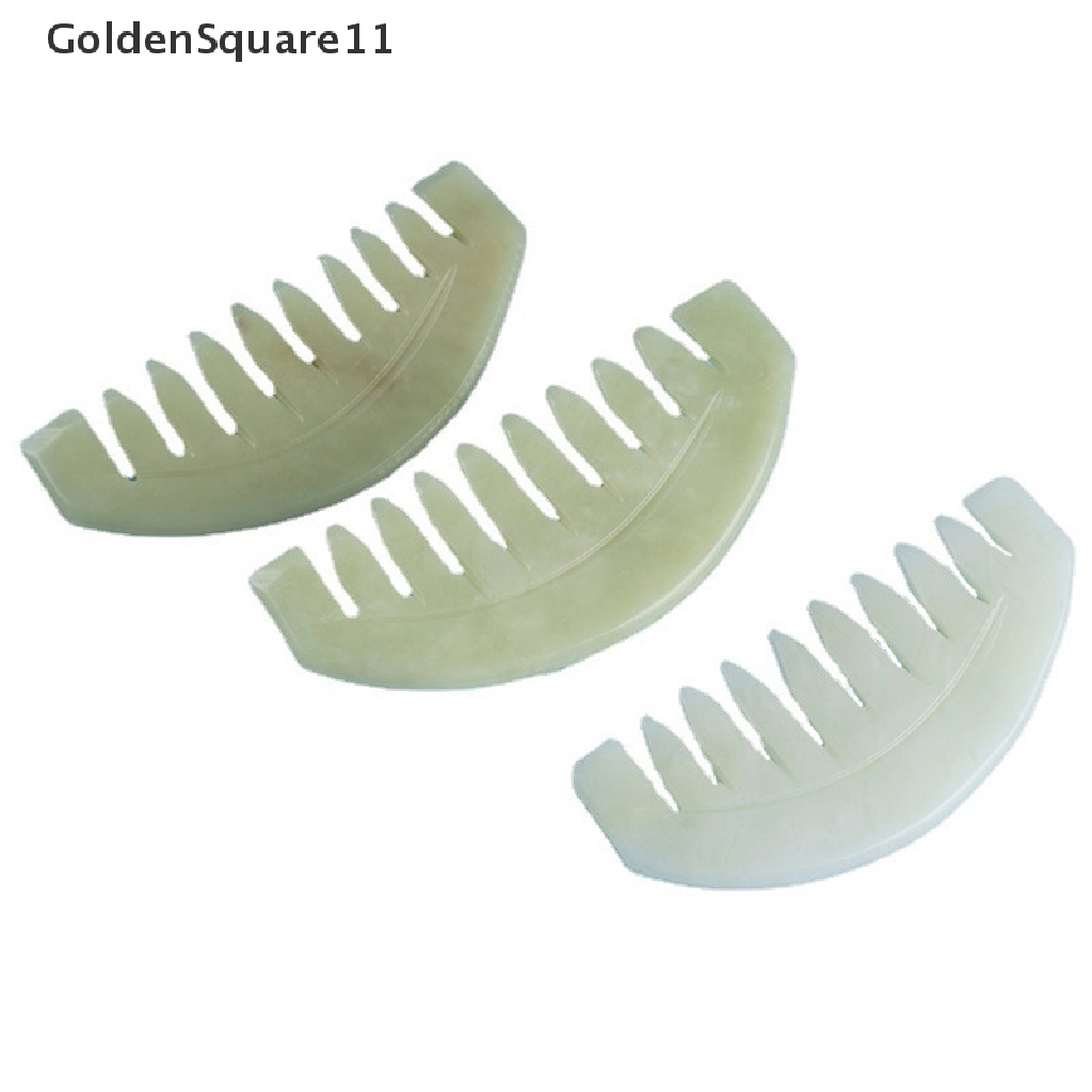 Lược Chải Tóc Mát Xa Da Đầu Bằng Ngọc Bích Goldsquare11