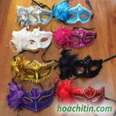 Mặt Nạ hóa trang ren Dự Tiệc Hóa Trang Halloween