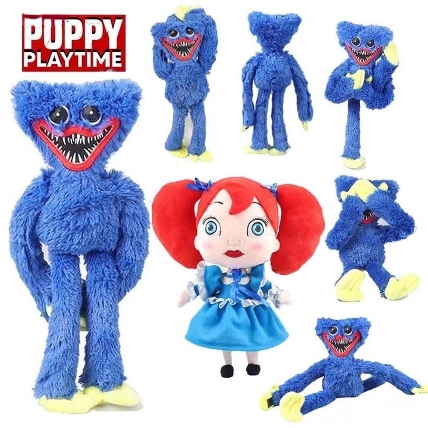 cod Huggy Wuggy40cm Poppy Playtime Đồ chơi sang trọng Búp bê nhồi bông đồ chơi trẻ em nhân vật trò chơi