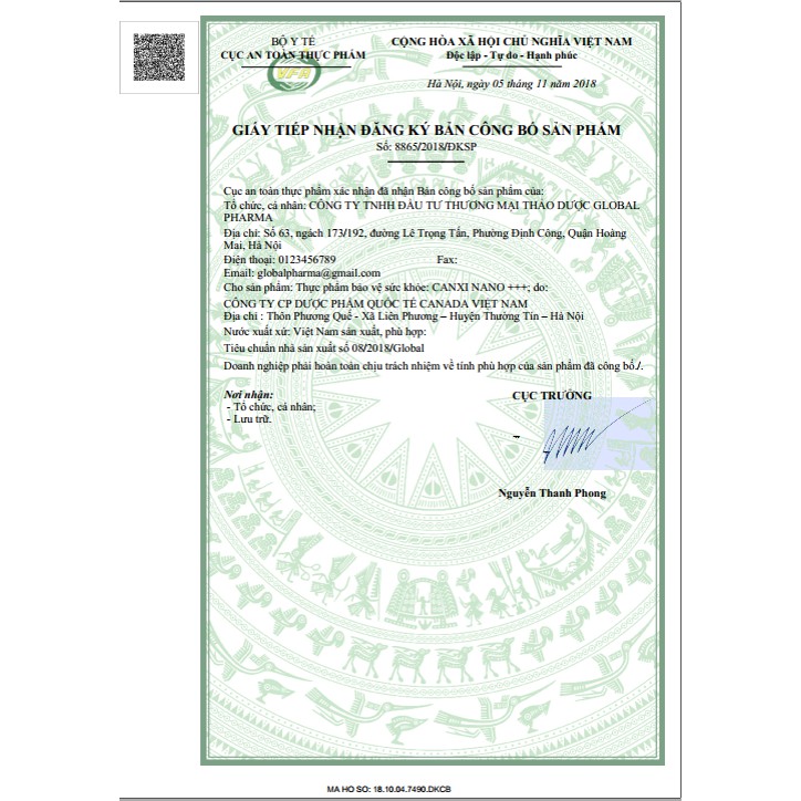 CANXI NANO+++ tặng kèm 1 hộp Sắt Bofit F Chính hãng | Thế Giới Skin Care