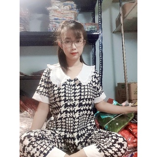 Đồ bộ lụa tiểu thư tay ngắn quần dài