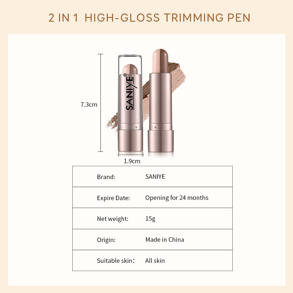 [Hàng mới về] Phấn Bắt Sáng Và Tạo Khối Saniye 2 Trong 1 Chất Lượng Cao R8015 | BigBuy360 - bigbuy360.vn