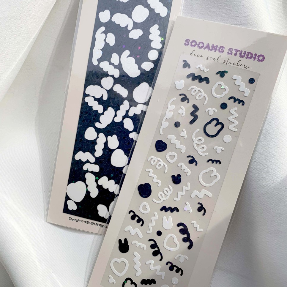 Hình Dán Polco holographic Ba Chiều Hàn Quốc Dễ Thương Trang Trí Tiệc DIY