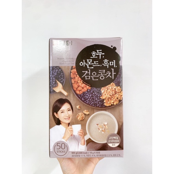 Bột ngũ cốc gạo lức đậu đen, Damtuh Hàn Quốc _ Hộp 800g