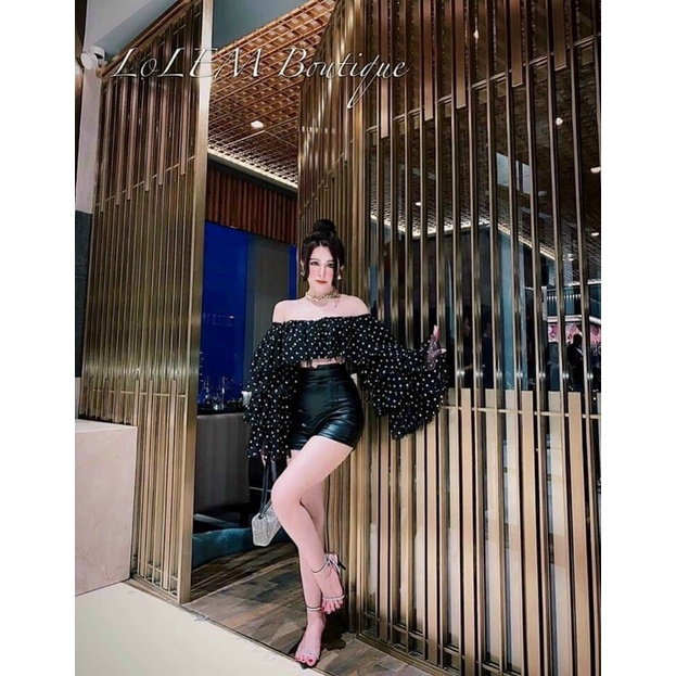 Tổng Hợp Các Mẫu Quần Xooc Da Co Dãn Hot Hit Tôn Mông Siêu Đẹp