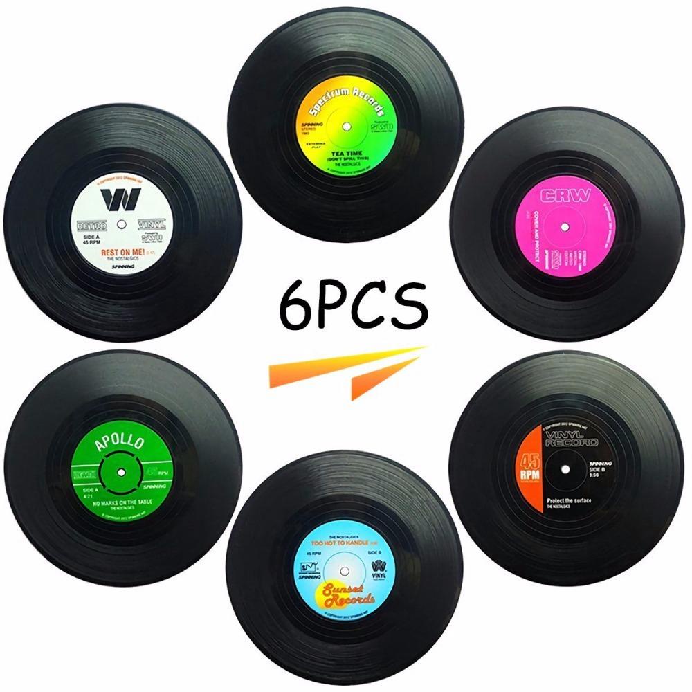 Đế Lót Ly Hình Tròn Bằng Vinyl Chống Trượt