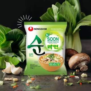 Mì Chay Soon Veggie Ramyun Nongshim 112g Hàn Quốc