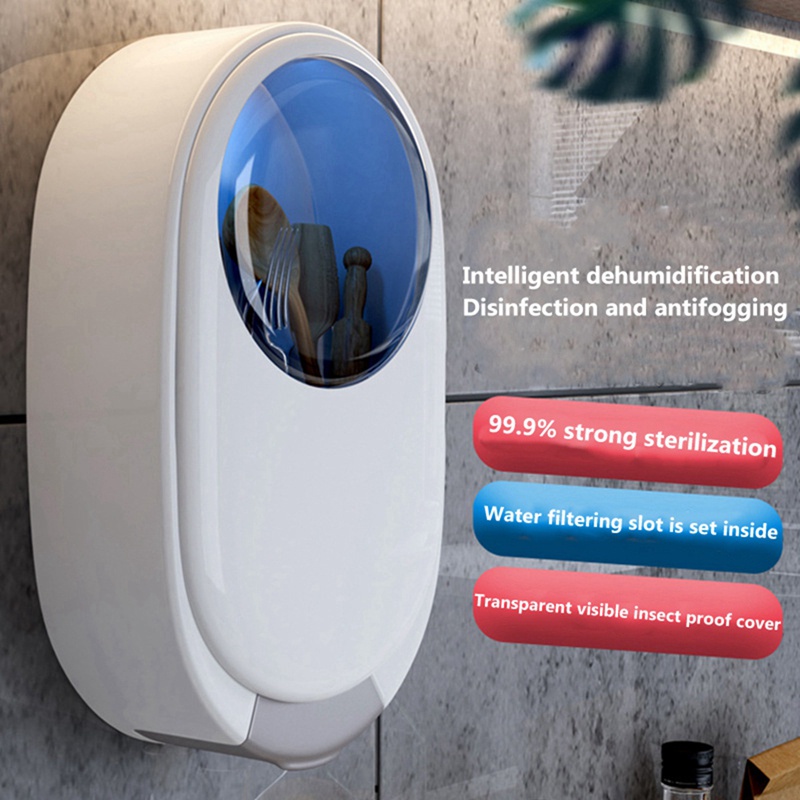 Giá đựng đũa khử trùng không khí bằng tia UV 2# cho nhà bếp