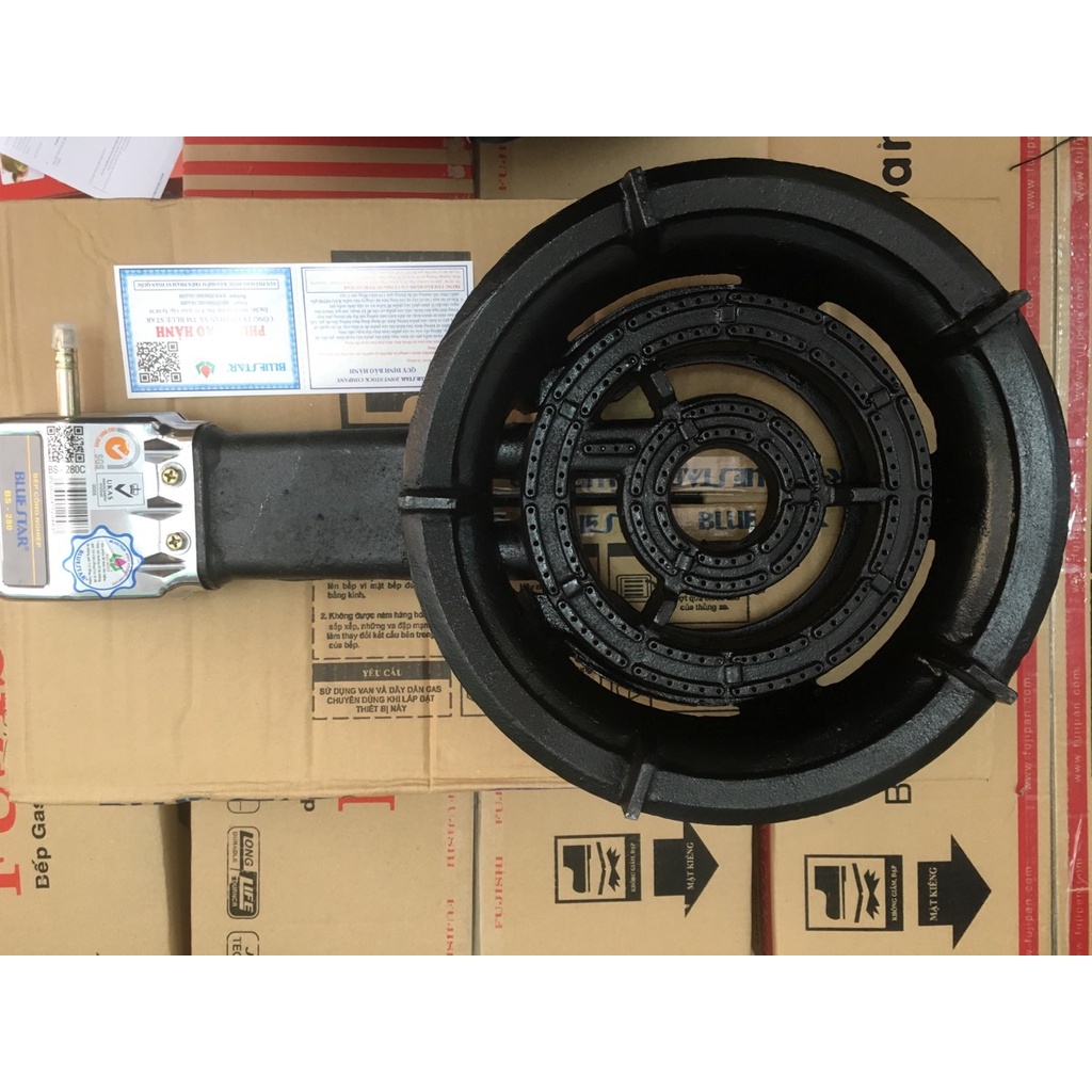 Bếp gas công nghiệp 3 vòng lửa BLUESTAR BS-280C