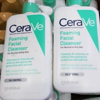 Sữa rửa mặt CeraVe Foaming Facial Cleanser phục hồi làn da 473ml