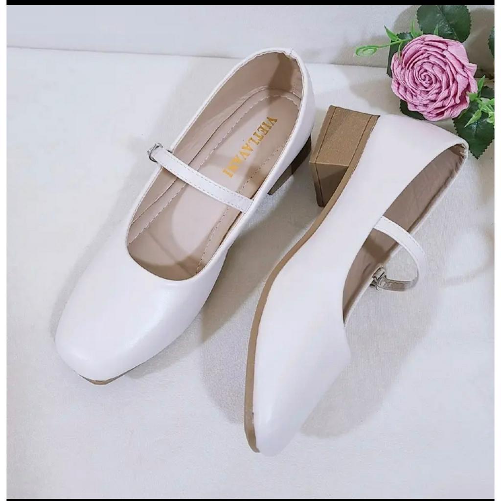 Giày nữ thời trang 3 phân tôn chân da mềm A7