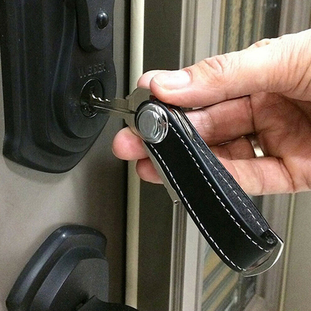 Móc Khóa Thông Minh Bằng Da Thật Cho Nam