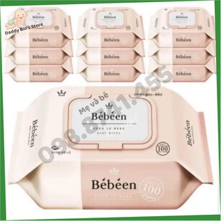 Khăn giấy ướt bebeen- 100 tờ/1 bịch