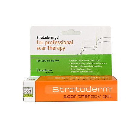 Gel xóa mờ sẹo Strataderm nhập khẩu Thụy Sỹ (5g-10g-20g)