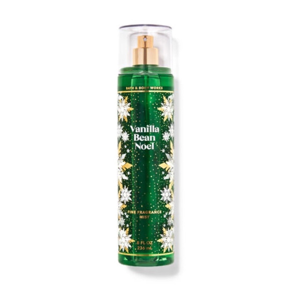 Xịt thơm lưu hương toàn thân Bath and Body works - VANILLA BEAN NOEL 236ml