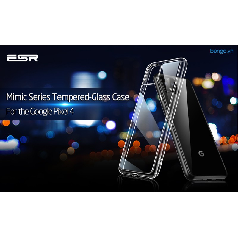 Ốp lưng Google Pixel 4 ESR Mimic Tempered Glass