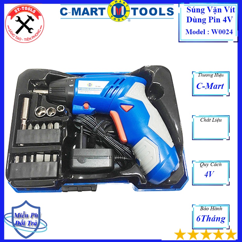 Máy vặn vít pin 4V C-mart W0024