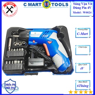 Máy vặn vít pin 4v c-mart w0024