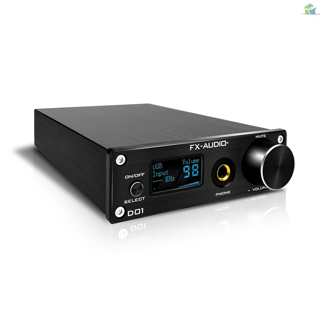 YOUP  FX-AUDIO D01 DAC AMP BT 5.0 DAC Digital to Analog Converter Headphone Amplifier Audio Amplifier Optical/PC-USB/Coaxial