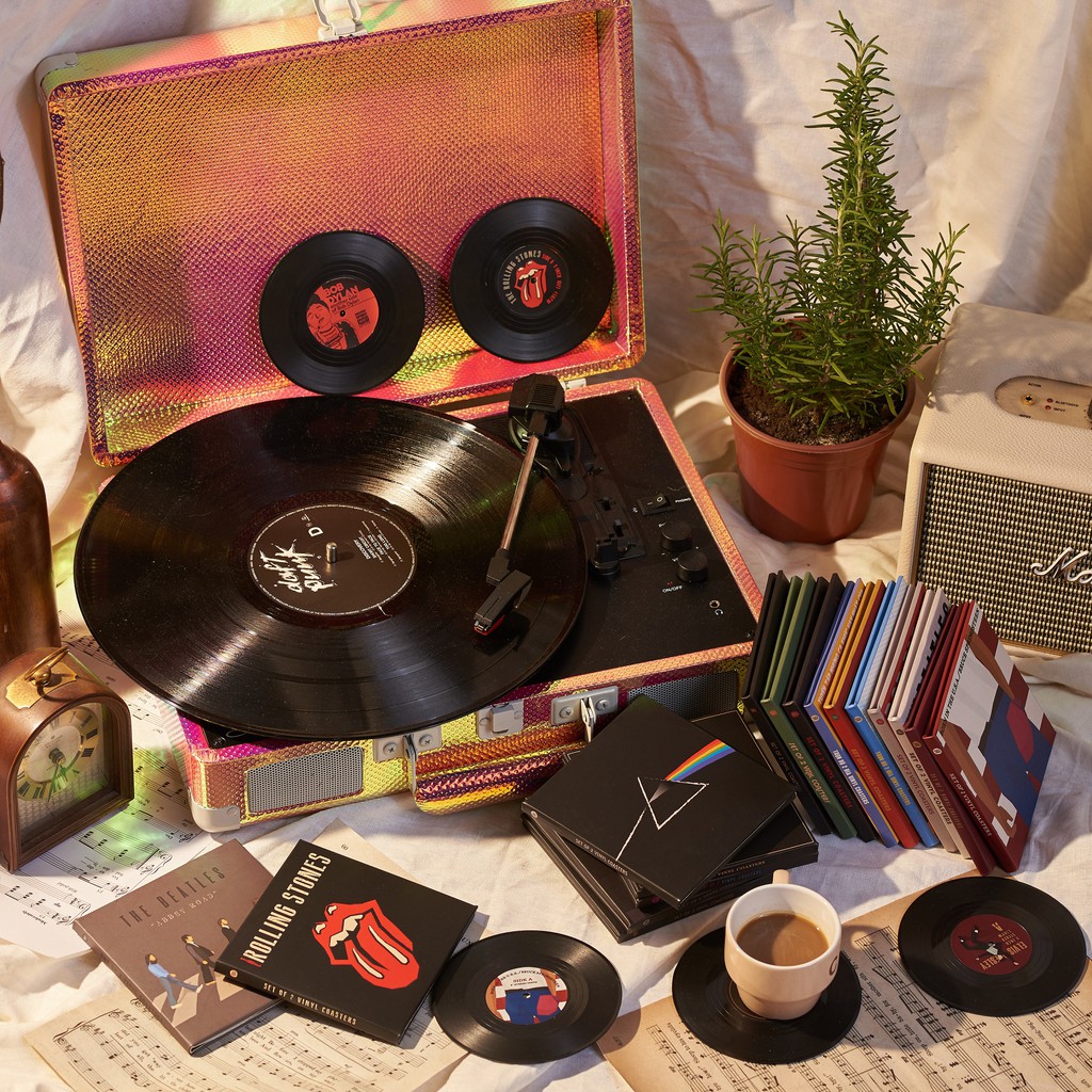 Bộ 2 Lót ly Dĩa Than Beatles' Sgt. Pepper's Lonely Hearts Club Band - CS045