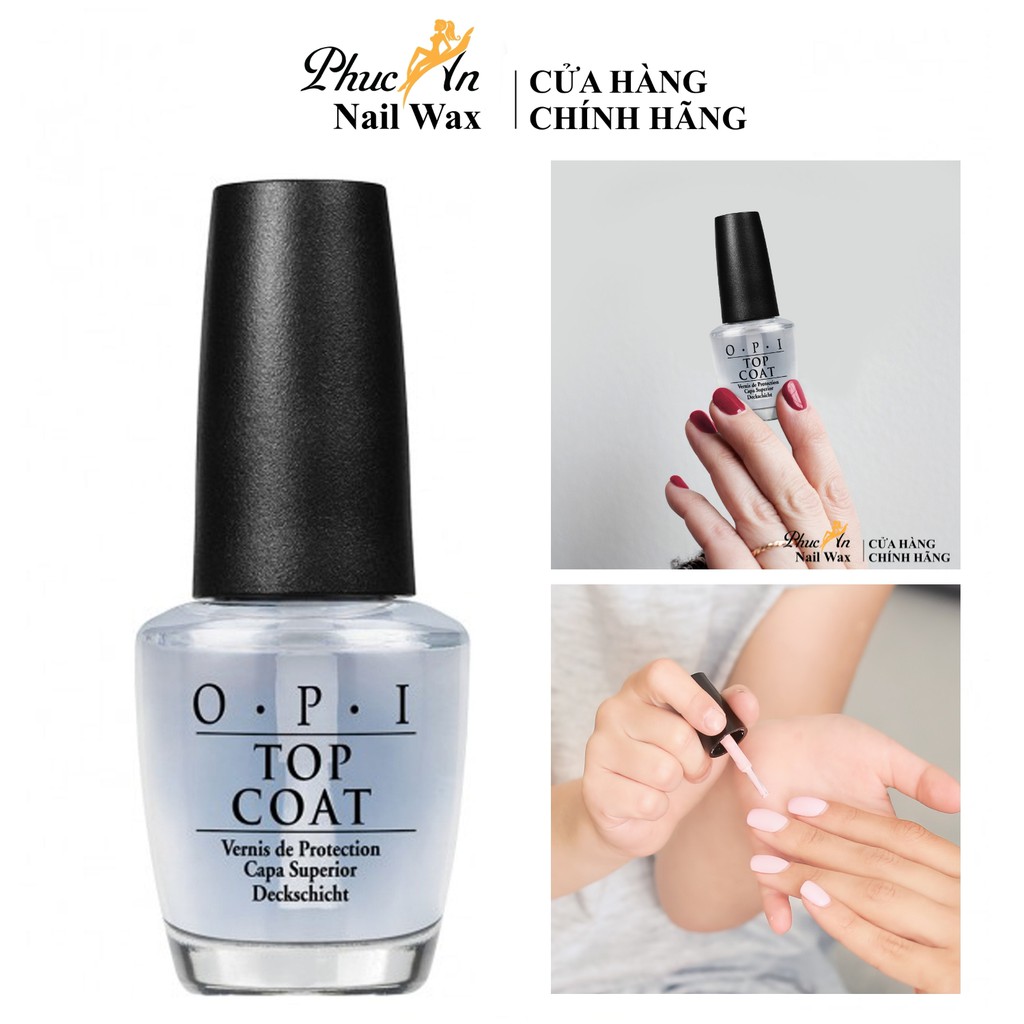 Sơn Bóng Top Coat OPI Nhanh Khô Chính Hãng , Phúc An Nail Wax , Kềm Bến Thành