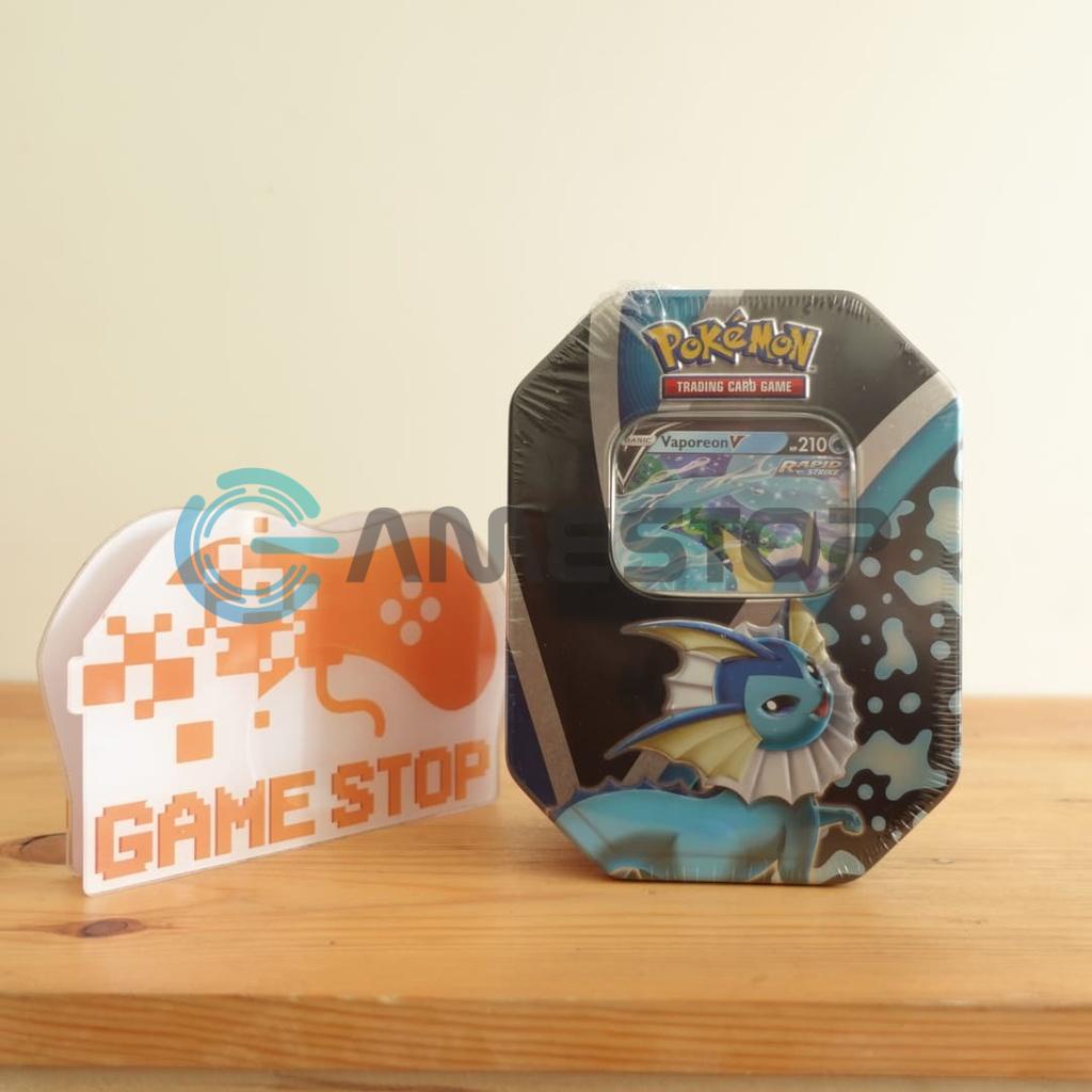 Bài Pokemon TCG Eevee Evolutions Tin (Vaporeon V) Build Deck phiên bản tiếng Anh CHÍNH HÃNG MỸ POKTCGUST19