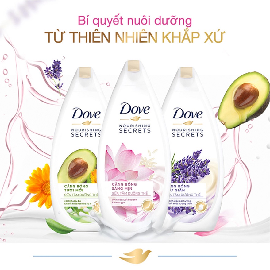 Sữa Tắm Dưỡng Thể DOVE, Sữa Tắm Dove Cao Cấp Đức Chai 120g, Làm Trắng, Chống Lão Hoá Cho Da, Giao Màu Ngẫu Nhiên