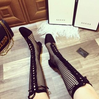 Bốt lưới dây buộc cao cấp