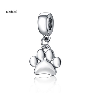 Vòng Tay Mặt Hình Dấu Chân Chó Thời Trang Cho Thú Cưng