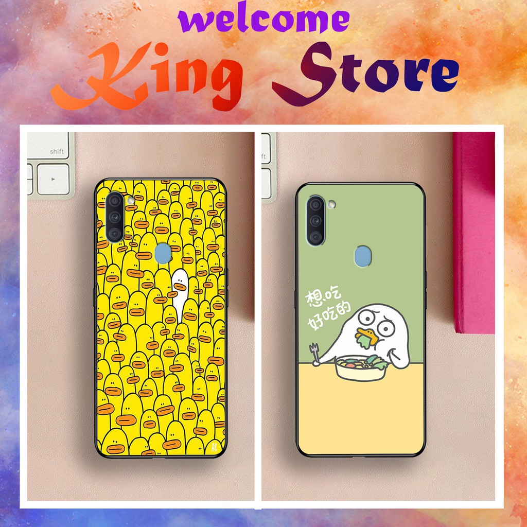[SALE] Ốp lưng Samsung M02/ M10/ M11 in hình chú vịt nghịch ngợm siêu đẹp, độc, lạ_KINGSTORE.HN_Ôp SS M02/ M10/ M11