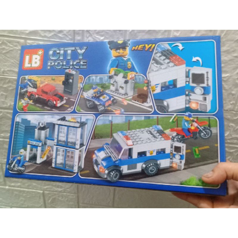 Bộ Xếp Hình Lego CITY POLICE  Loại To