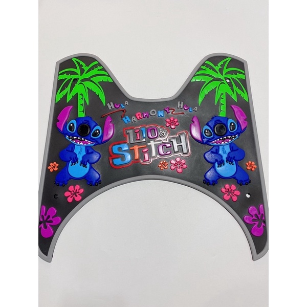 Thảm xe Scoopy hình Doreamon Stitch, thảm để chân xe máy, thảm lót sàn xe Scoopy