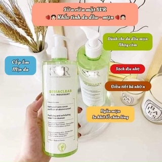 Sữa rửa mặt SVR Sebiaclear 400ml [HÀNG CHUẨN]