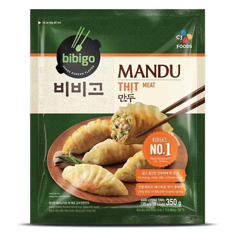 Bánh xếp Mandu Bibigo nhân (thịt/thịt và bắp/hải sản) giao Hỏa Tốc TP.HCM | BigBuy360 - bigbuy360.vn