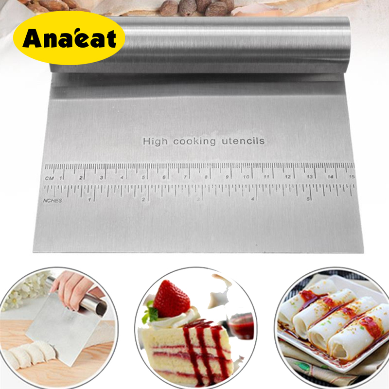 Dụng Cụ Vét Bột Mì ANAEAT Bằng Thép Không Gỉ Dùng Làm Bánh Ngọt / Pizza Cho Nhà Bếp