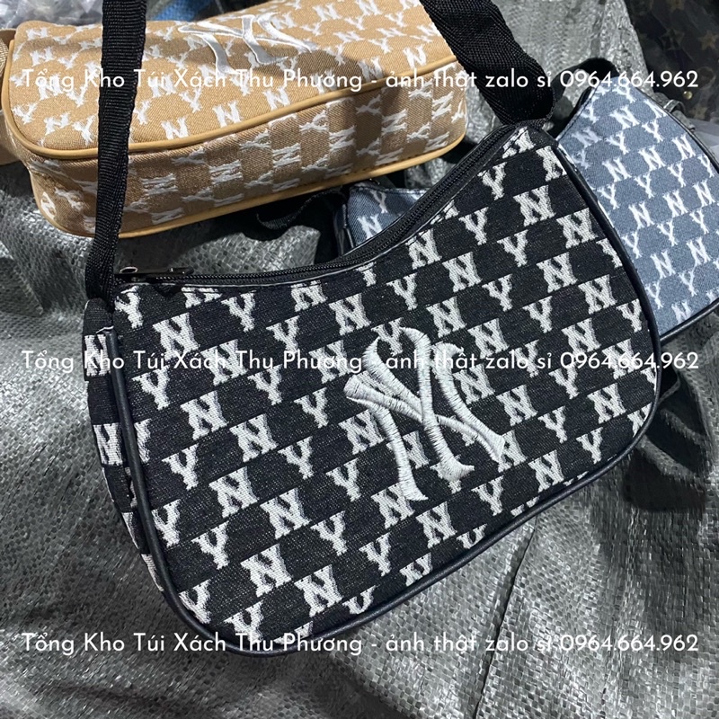 [Giá Sỉ] Túi kẹp nách, đeo vai hoạ tiết chữ logo thêu siêu cá tính cho nữ (ảnh thật shop chụp)