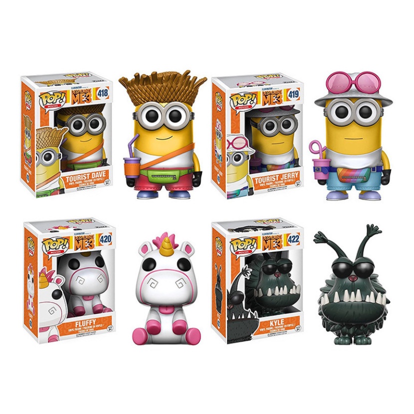 Funko Pop Móc Khóa Hình Minion Dễ Thương Cho Bé 3